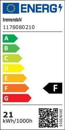 Energie-Label Brennenstuhl LED Strahler (1680 lm, IP44)