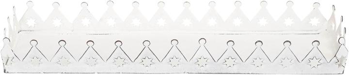 Image du produit Cocon Coupelle décorative avec pointes 28 x 7.5 x 3 cm, Blanc