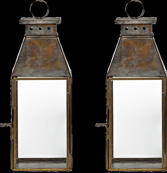 House Doctor Windlicht, HDTilka, Antikes Messing-Finish (1 x)