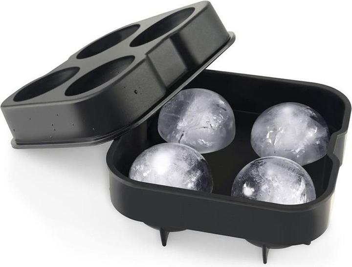 Produktbild König Design XXL Ice Balls Eiskugelform Silikon Eiswürfelform Eiskugeln Whiskey Eisbälle Bar