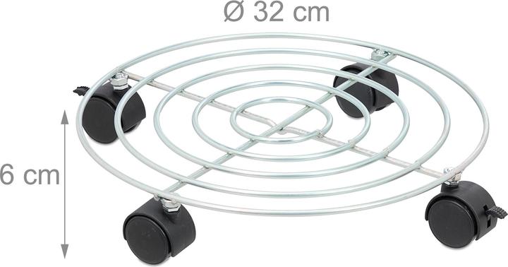 Produktbild Relaxdays Pflanzenroller