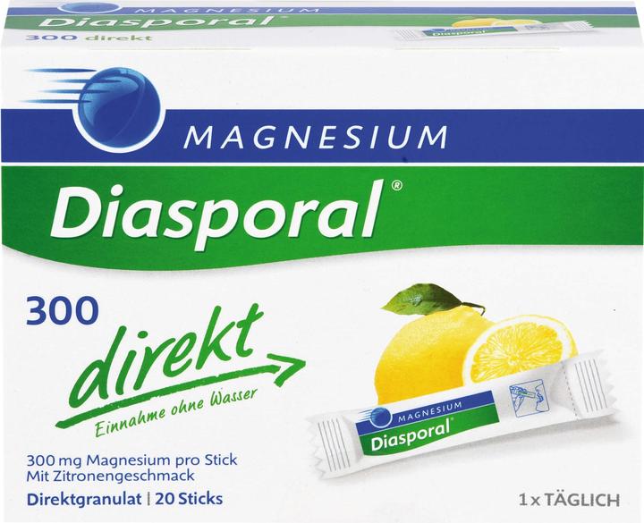 magnesium diasporal Diasporal 300 direkt Magnesium Granulat Sticks, 20 St. Beutel (20 Stück, Beutel)
