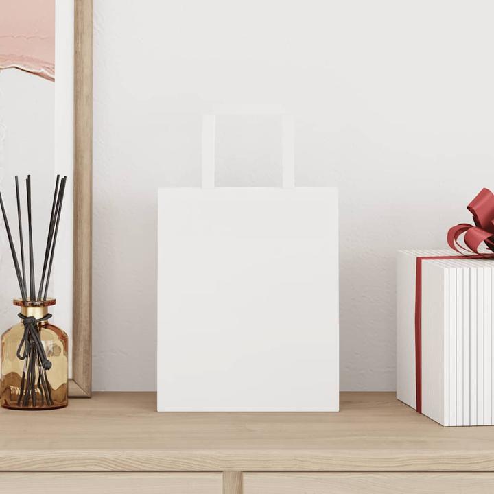 Image du produit VidaXL Sacs en papier kraft 250 pcs. avec anse Blanc 18x8x22 cm Sac en papier (Pochette cadeau, 250 x)