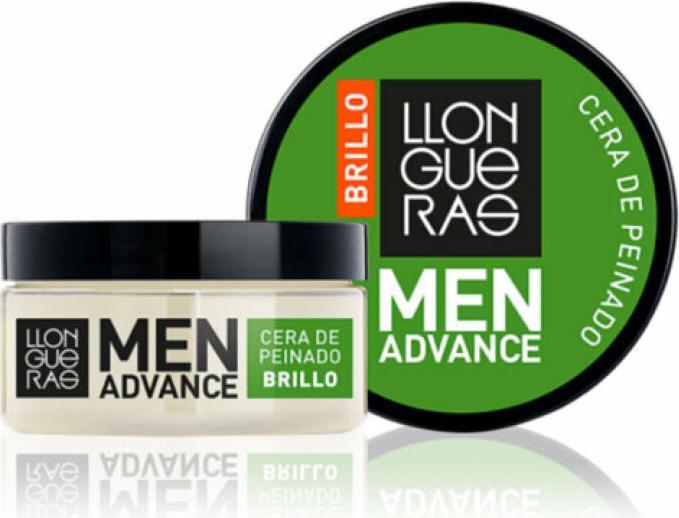 Actual product image Llongueras MEN ADVANCE BRILLO cera de peinado 85 ml (Hair wax, 85 ml)