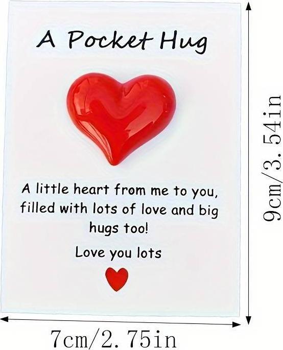 Image du produit PhoneLook Pocket Hug Petite carte de voeux mignonne pour des salutations bienveillantes