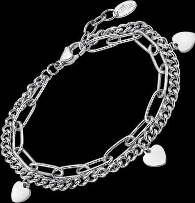 Lotus ARMBAND IM LOTUS-STIL LS2314-2/1 316L EDELSTAHL, DAMEN (20 cm, Edelstahl)