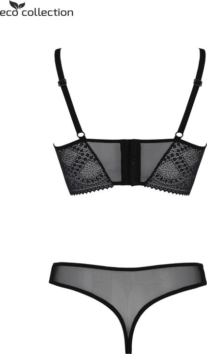 Produktbild ECO Collection Drosera Bra set black (XL)