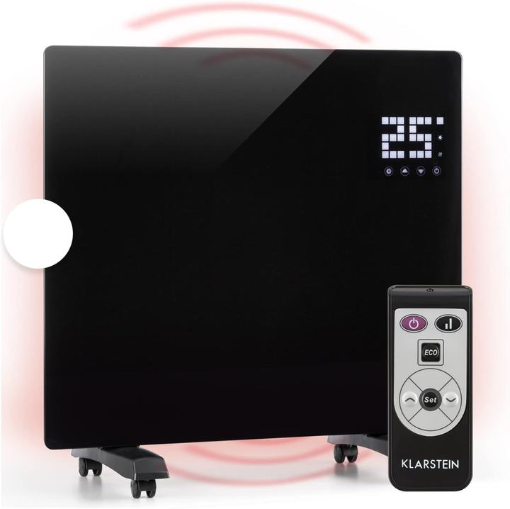 Image du produit Klarstein Chauffage électrique avec roulettes au sol (1000 W) (1000 W)