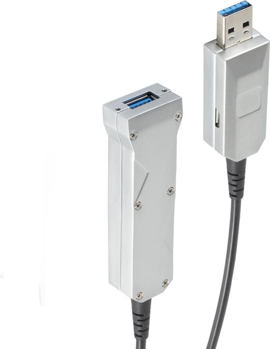 Shiverpeaks ®-BASIC-S--Prolunga USB ottica USB 3.0- USB 3.0 A maschio a USB 3.0 A + USB Micro B femmina, 1 (10 m, USB 3.2 Gen 1)