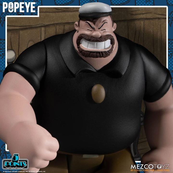 Produktbild Mezco Toys Popeye - 5 Points: Box Set - Deluxe