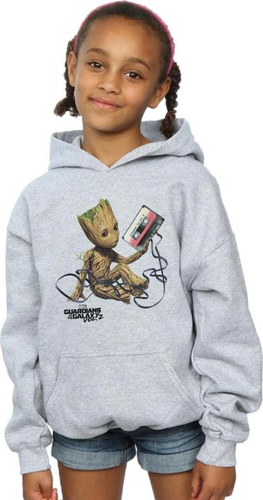 Image du produit - Sweat à capuche GUARDIANS OF THE GALAXY GROOT TAPE - Fille (140, 146)