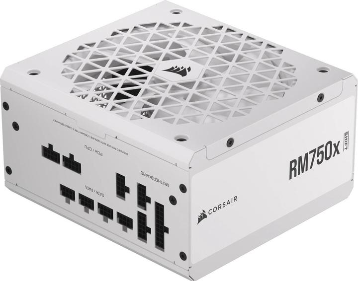 Actual product image Corsair RMx Shift White Series, RM750x Shift White, 750 Watt, 80 PLUS GOLD Certified, Fully Modular Power Su (750 W)