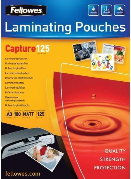 Fellowes Laminierfolien (A3, 100 Stück, 125 µm)