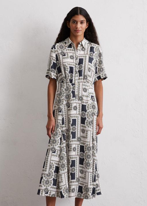 Produktbild Marc O'Polo Damen bedrucktes gewebtes Kleid (40)