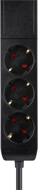 Produktbild Neomounts Tischsteckdose mit Klemme 3-fach/230V/USB-A/2xUSB-C/schwarz (Tisch)