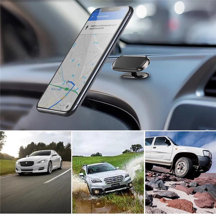 Image du produit PhoneLook Support magnétique étroit rotatif et inclinable, support adhésif 3M