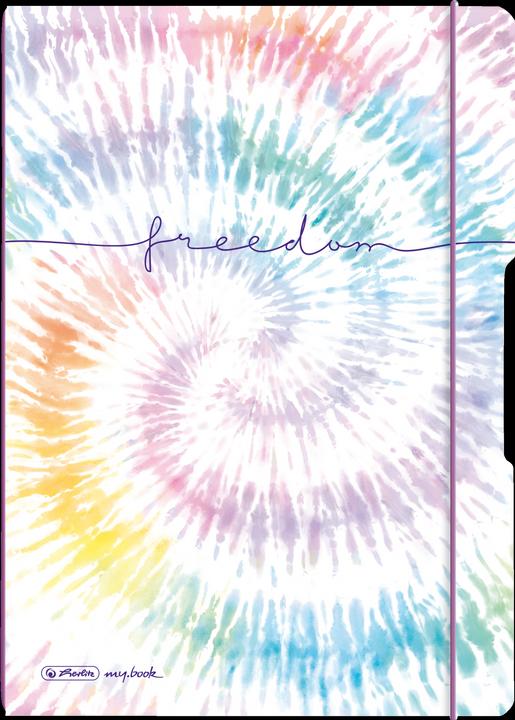 Herlitz NEW BATIK - Notebook (A4, Lined, Soft cover)