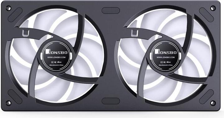 Image du produit Jonsbo ZB-240 Infinity Mirror ARGB Reverse Blade PWM Lüfter - 240mm, schwarz (240 mm)