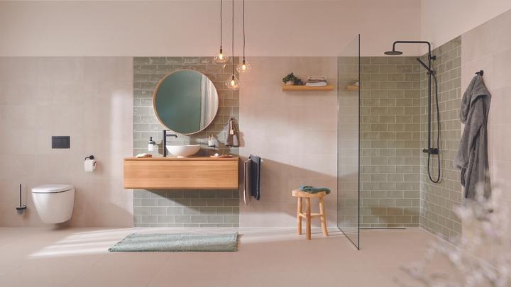 Immagine prodotto tesa Set di spazzole MOON BLACK con soluzione adesiva inclusa senza foratura