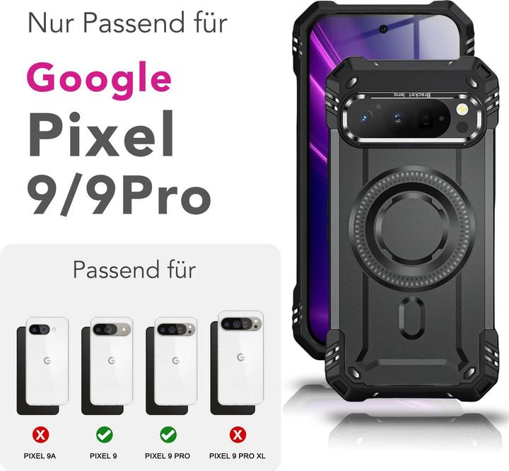 Image du produit Nalia Granite - Schlagfeste Panzer Hülle mit MagSafe & Kamera Standfuss - Military Cover (Google Pixel 9 Pro Fold)
