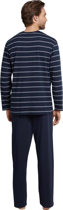 Produktbild Schiesser langer Pyjama Schlafanzug natürlich 100% Baumwolle | auch Übergrössen (4XL)
