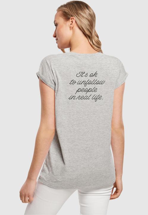 Produktbild Merchcode Ladies Heartbreak Extended Shoulder Tee - 111575 (XS)