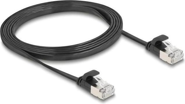Actual product image Delock RJ45 Flachband Patchkabel Stecker zu Stecker Cat.6A 1 (U/FTP, CAT6a, 1.50 m)