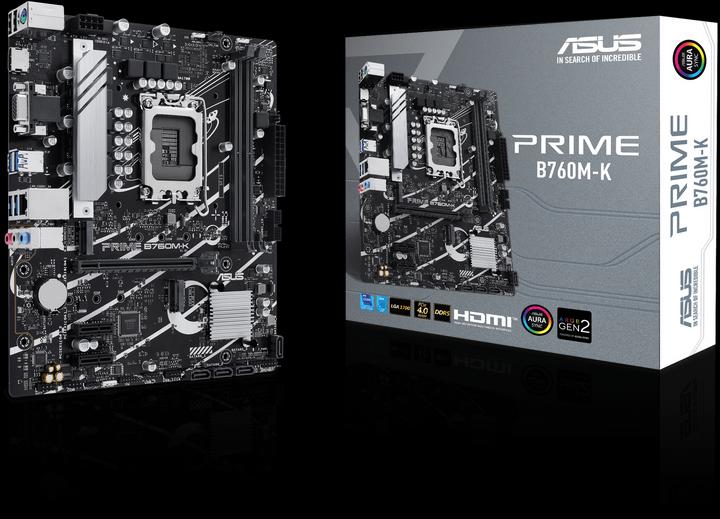 Produktbild ASUS PRIME B760M-K (LGA 1700, Intel B760, mATX)