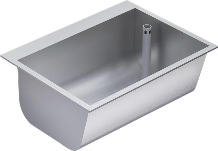 Franke KWC Sink insert installation BS324N Drain right, stainless steel (520 mm, 670 mm)