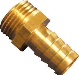 Produktbild Arimex Messing-Schlauchnippel ½" Schlauchnippel und ½" Aussengewinde mit 6 Kanten zwischen Nippel und
