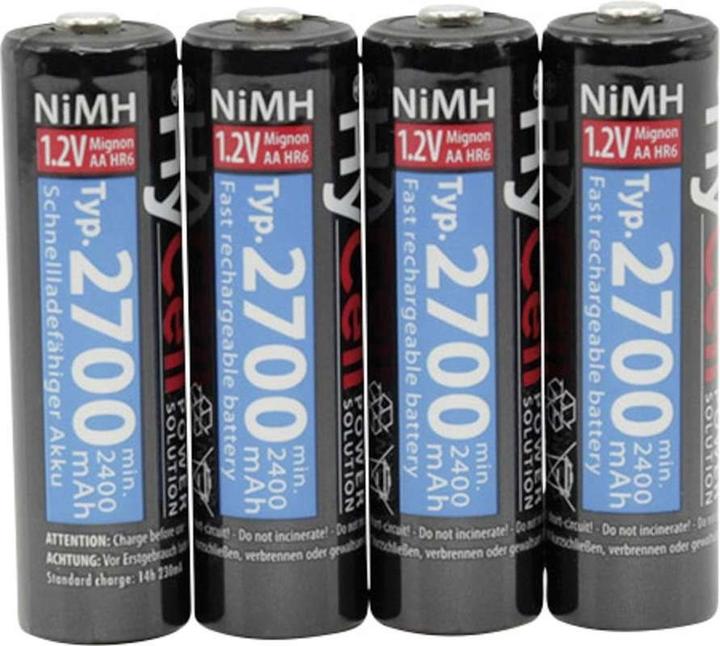 Image du produit HyCell AA (4 pcs, AA, 2700 mAh)