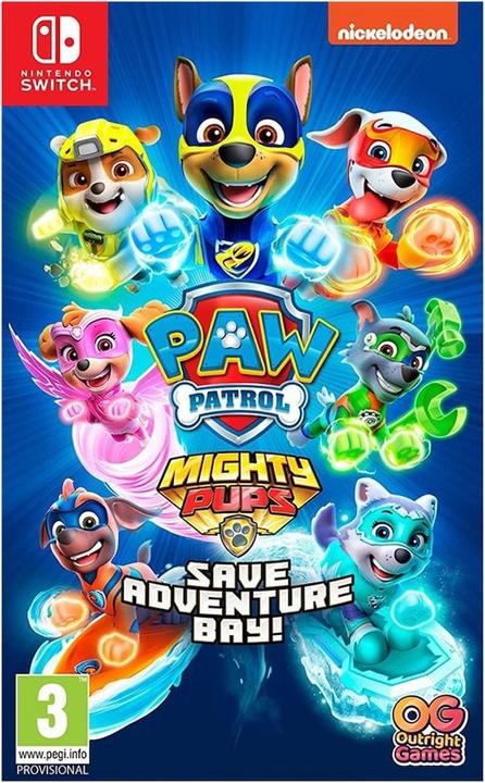 Produktbild Game PAW Patrol Mighty Pups Save Adventure Bay (Switch, Switch Lite, Switch OLED, DE)