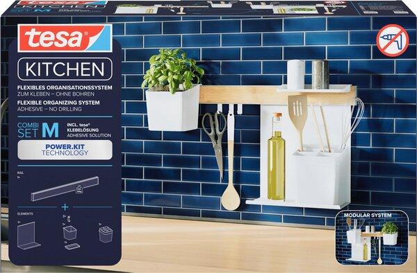 Produktbild tesa Küchenorganizer Kombi-Set M zum Kleben