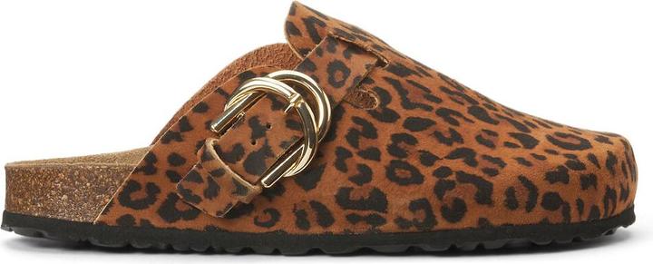 Actual product image La Redoute Collections Clogs with leopard print (40)
