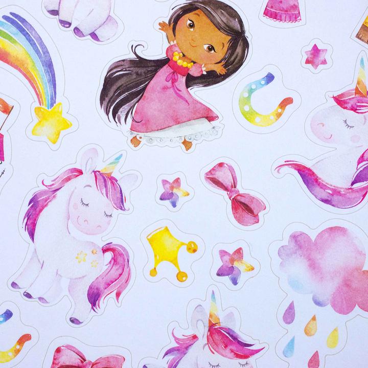 Image du produit Papierdrachen Bloc-notes - Licorne - Set 2 (A4)