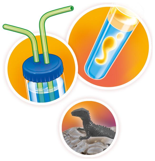 Actual product image Buki Volcanoes and dinosaurs