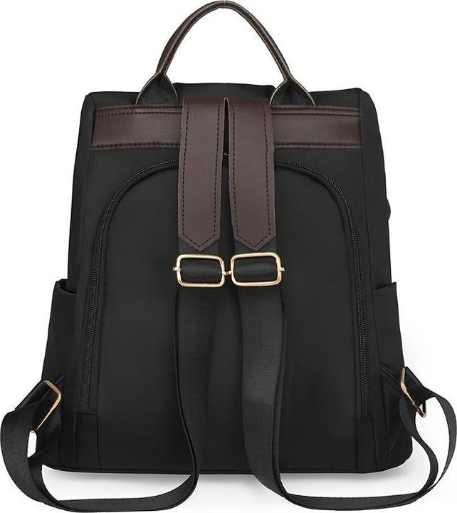 Actual product image Only-Bags.Store Nylon-Rucksack 1 Stück mit Diebstahlschutz - stilvolle leichte Tasche mit grossem Fassungsvermögen