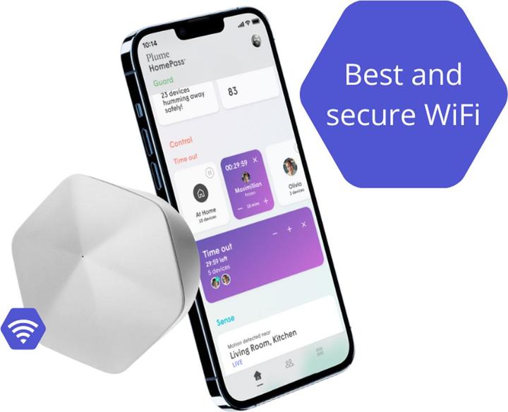 Actual product image Plume SuperPod WiFi 6E