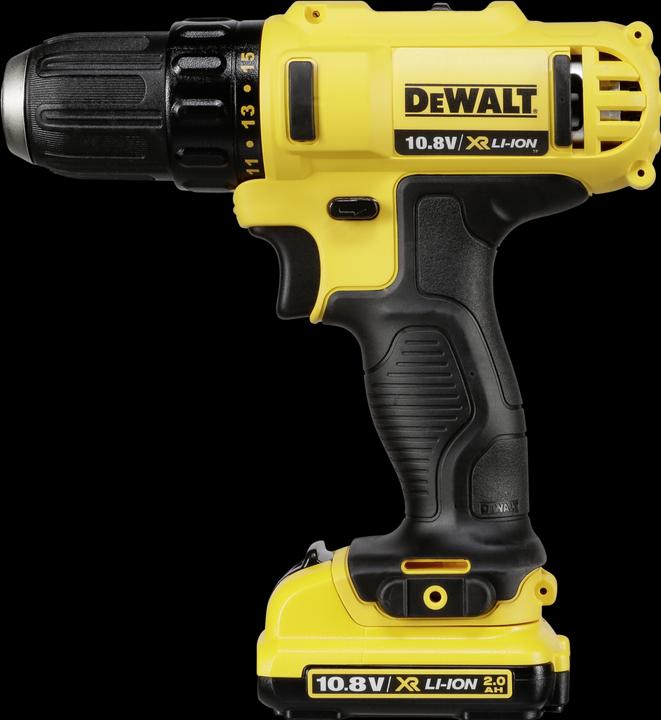 Image du produit DeWalt DCD710D2F-QWDE Tournevis sans fil DCD710D2F-QWDE 10.8V XR pour perceuse sans fil en coffret (Fonctionnement sur batterie)