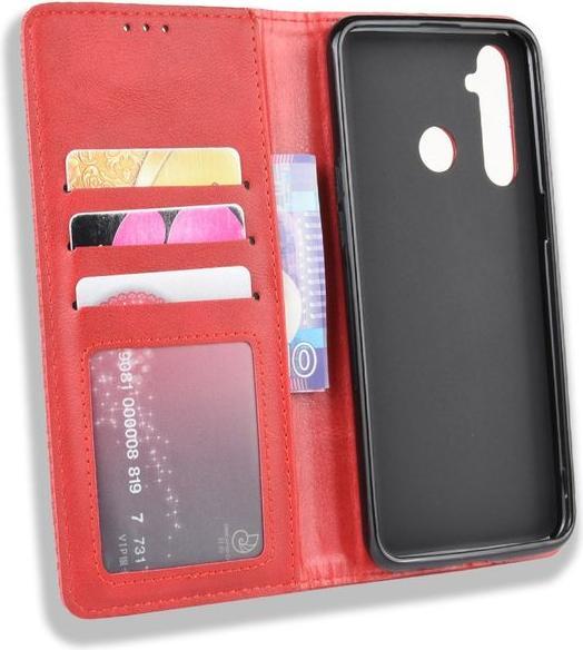 Produktbild MU Classic Retro Leder Bookcover Series (Realme 5 Pro)