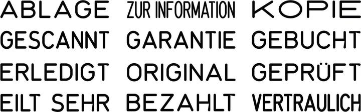 Immagine prodotto Trodat Francobolli multitesto - autoinchiostranti