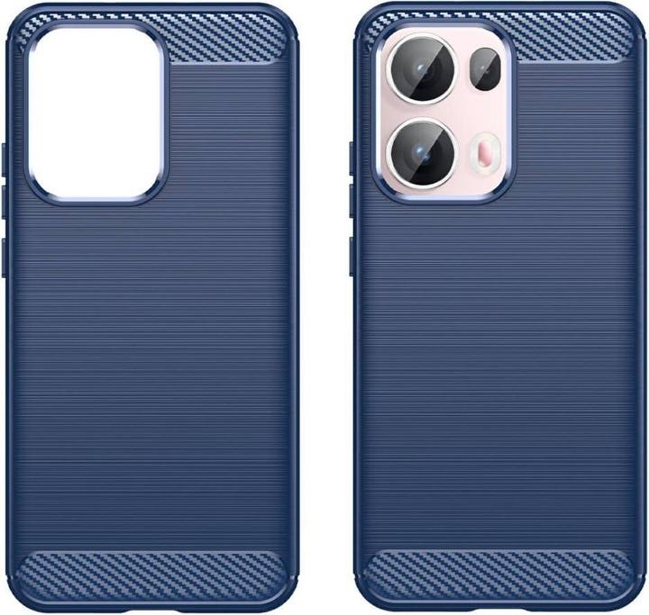 Actual product image Cover-Discount OPPO Reno13 Pro 5G - Metall Carbon Look Hülle (Oppo Reno 5G)