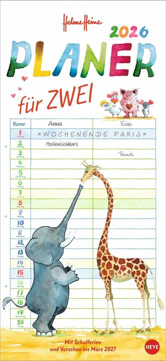 Helme Heine: Planer für zwei 2026 (Deutsch)