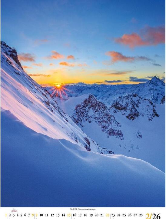 Actual product image Swiss Photo Poster 2026 (50 x 68 cm, German)
