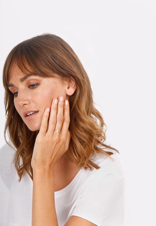 Actual product image Elli mit Zirkonia Kristall (54, 925 Silver)