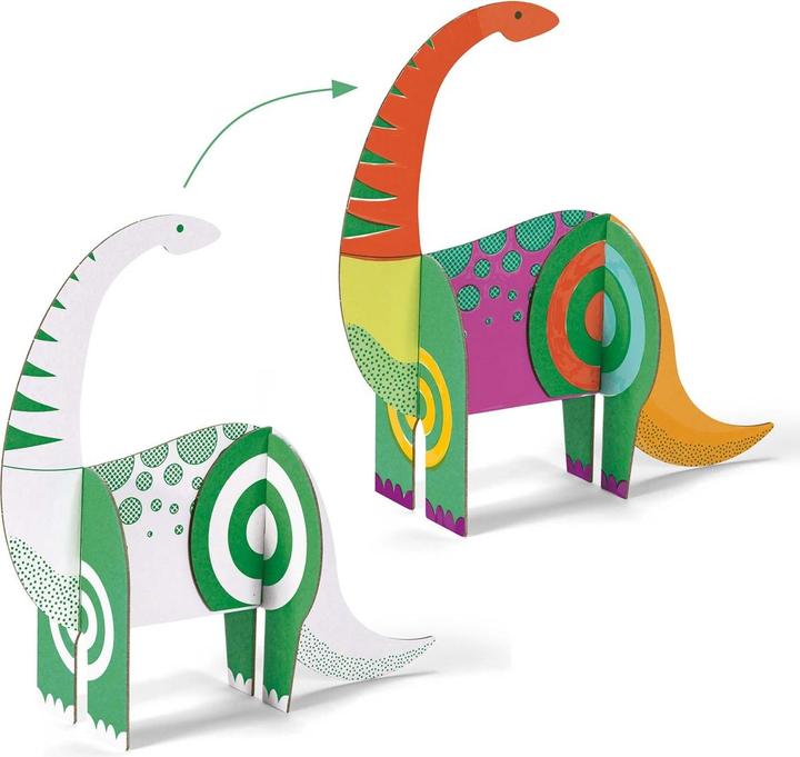 Actual product image Djeco 3D dinosaurs