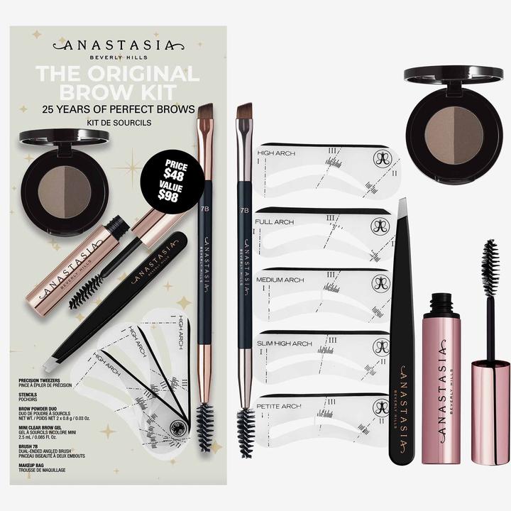 Actual product image Anastasia Beverly Hills OG Brow Kit - Dark Brown (Dark Brown)