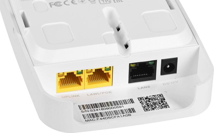 Image du produit Zyxel WL WAC500H Wave2 Triple Mode On-Wall AP Without Net. (867 Mbit/s)