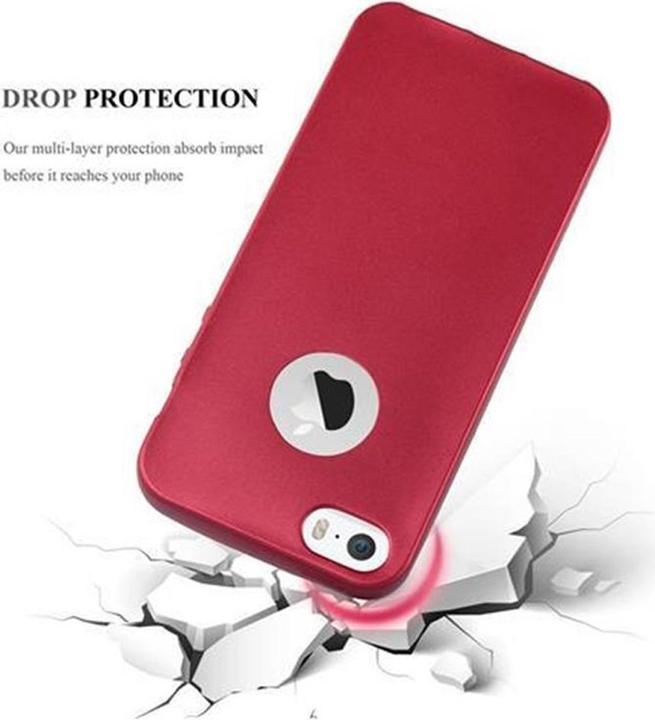 Immagine prodotto Cadorabo Copertura metallica opaca in TPU (Apple iPhone 5)