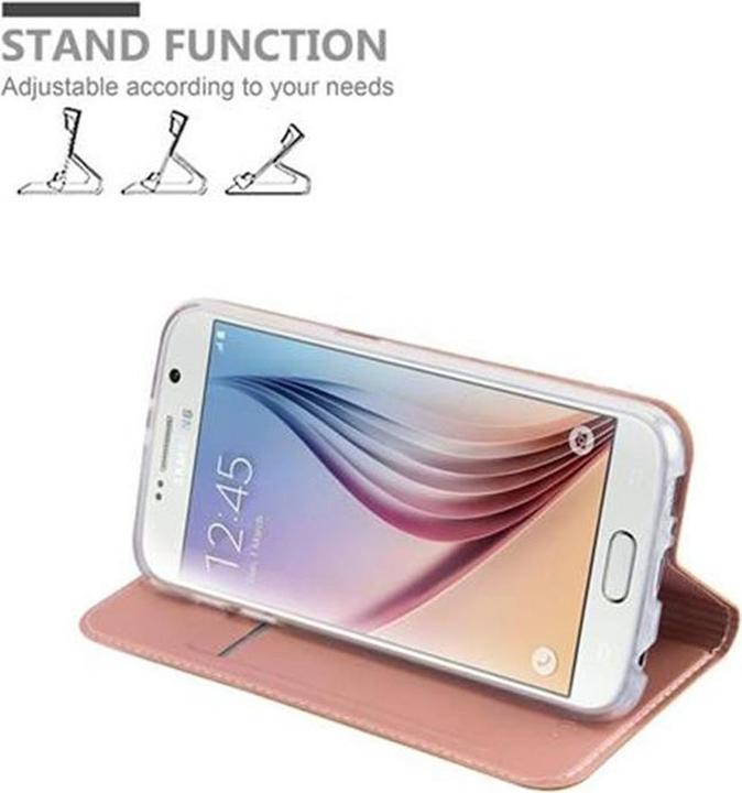 Actual product image Cadorabo Book Classy Style Cover (Samsung Galaxy S6)